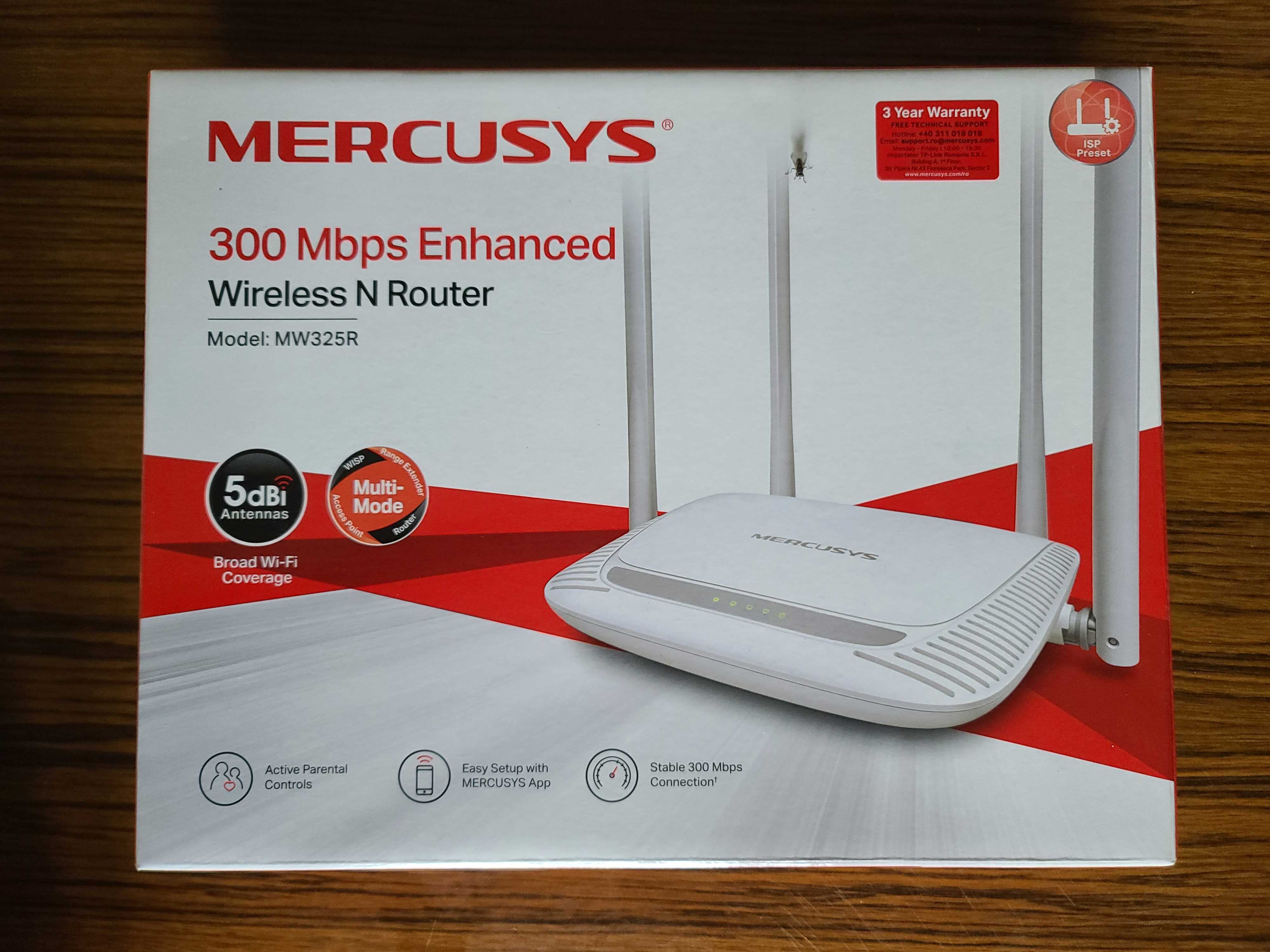 MERCUSYS MW325R Multi-Mode Pутер Router 300 Mbps 5 dBi
