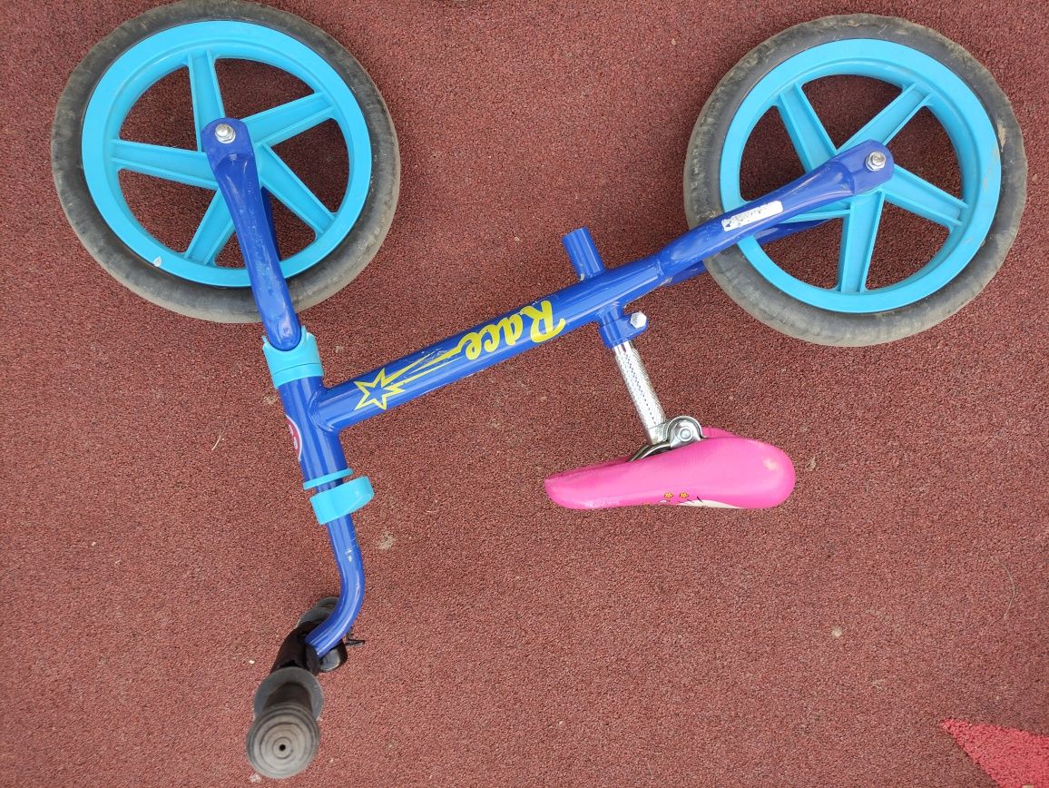Bicicleta fara pedale roti de 12 inchi de spuma cu rulment