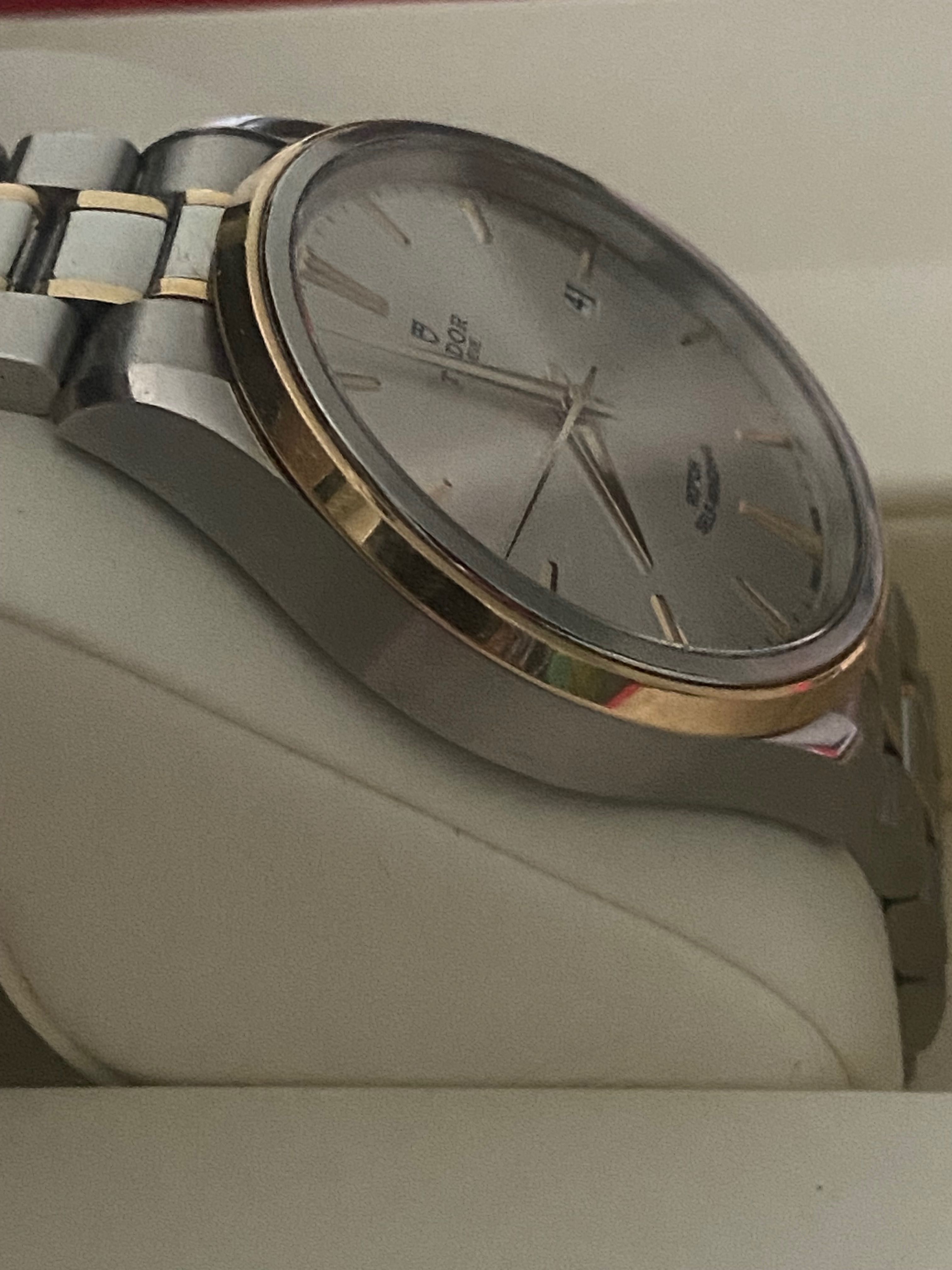 Tudor Style 12703, diam. 41 mm, oțel/aur. Mec. Tudor-eta 2824.