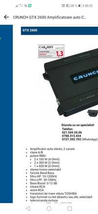 Amplificator auto 2 canale