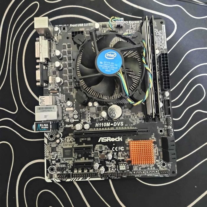 Vand kit Placa de baza + rami+ cpu+ ssd (cititi descrierea )