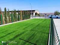 Искусственный газон для футбольного поля. Строительство под ключ
