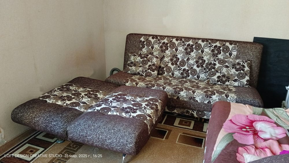 Диван кресло срочно комплект раскладной сундуком