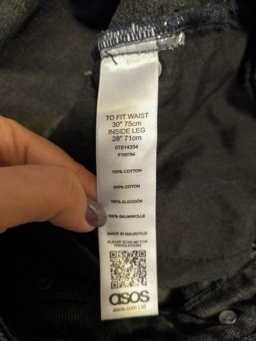 Blugi dama 3/4 Asos 30(M-L)