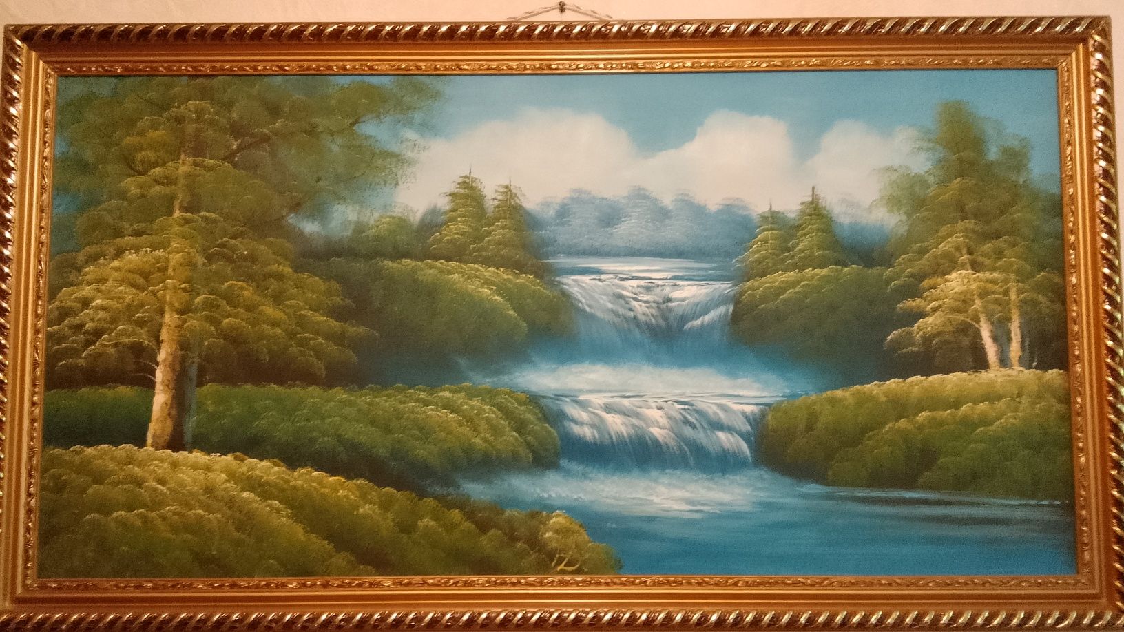 Картина Водопад большая