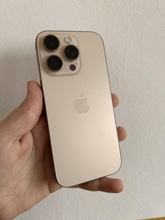 iPhone 16 Pro 128GB Dessert Titanium Перфектен 100% Battery Health