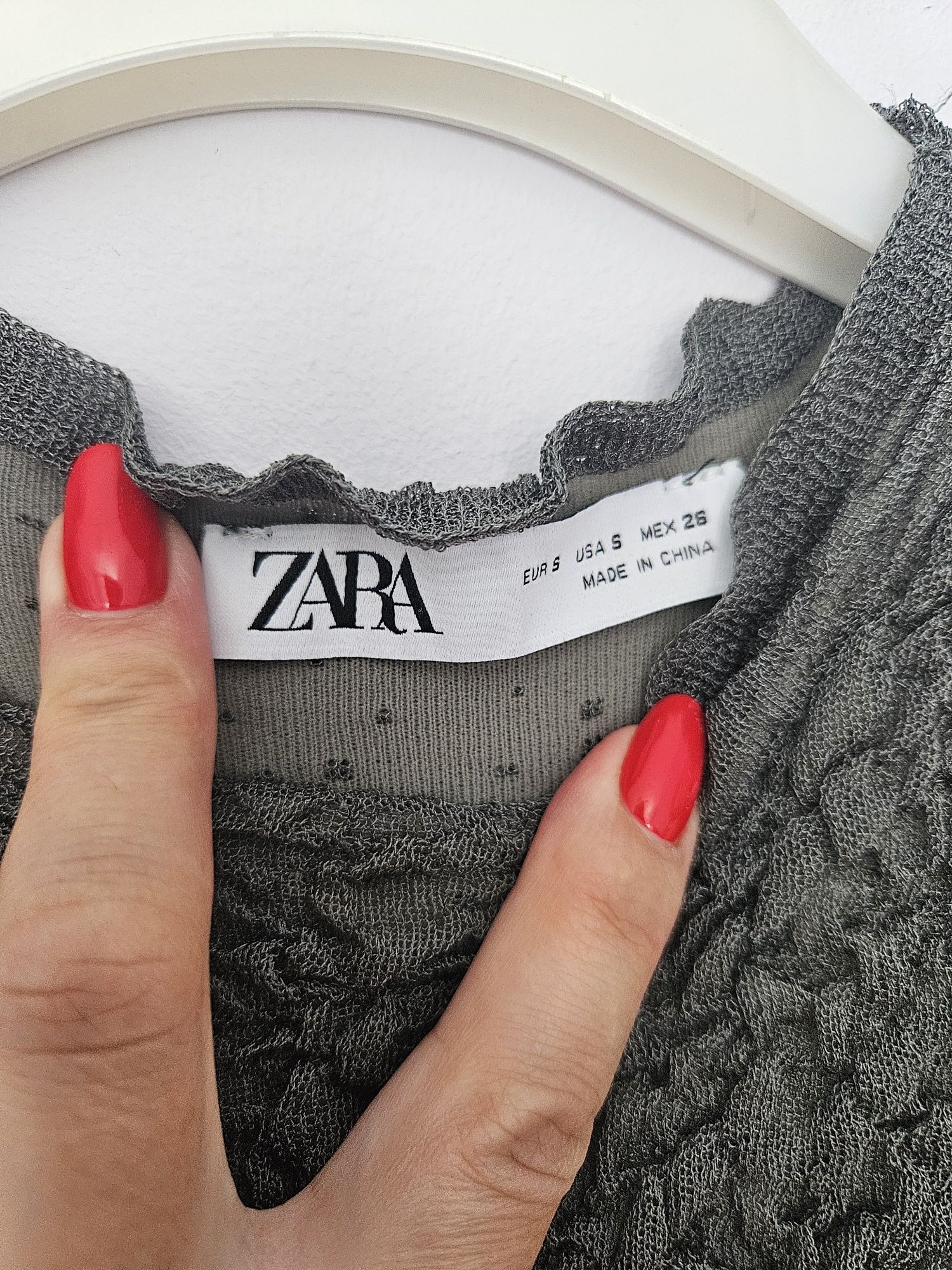 Рокля ZARA намачкан ефект
