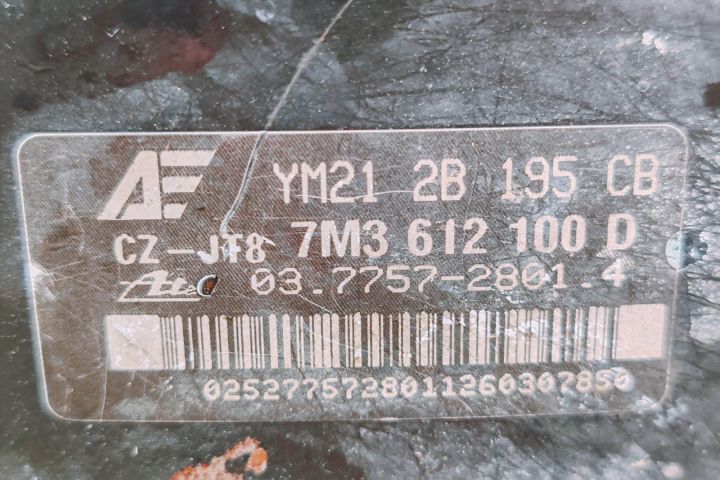 Tulumba Frana  cu pompa centrala 7M3612100D Volkswagen VW Sharan prim