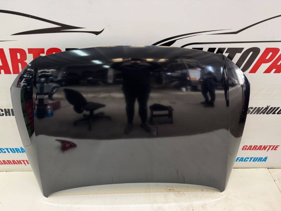 Capotă față cu balamale și capitonaj VW Passat B6 neagră LC9X