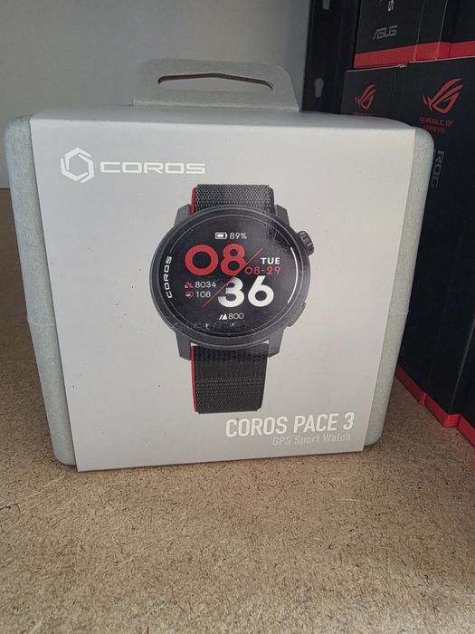Ceas multisport COROS PACE 3 GPS Sport Watch White/Black