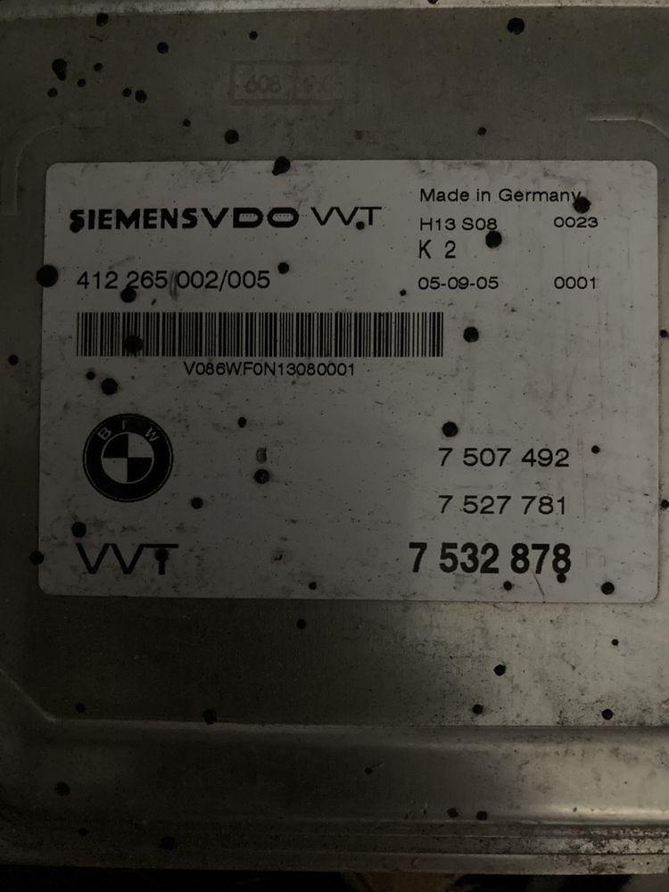 Calculator modul VVT valvetronic bmw 5.0i 367cai