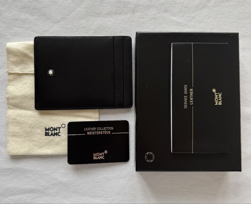 Бумажник Montblanc Meisterstuck с 4-мя отделениями для карт