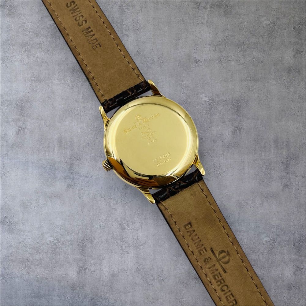 Baume & Mercier Classima automatic solid gold 18k мъжки дрес часовник