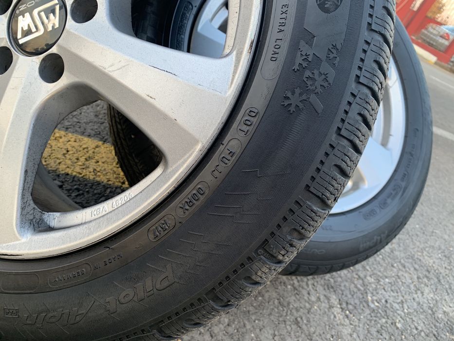 Jante roti VW cauciucuri iarna 235 55 R17 19 Phaeton audi tiguan 5x112
