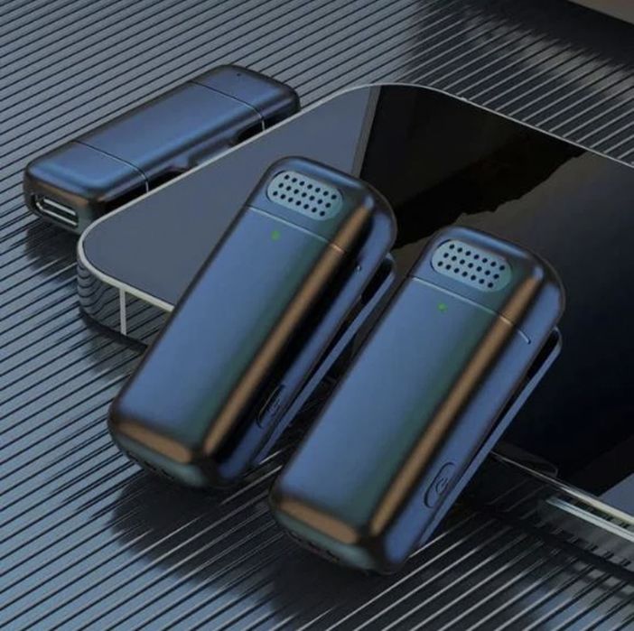 Microfon lavalieră wireless dual