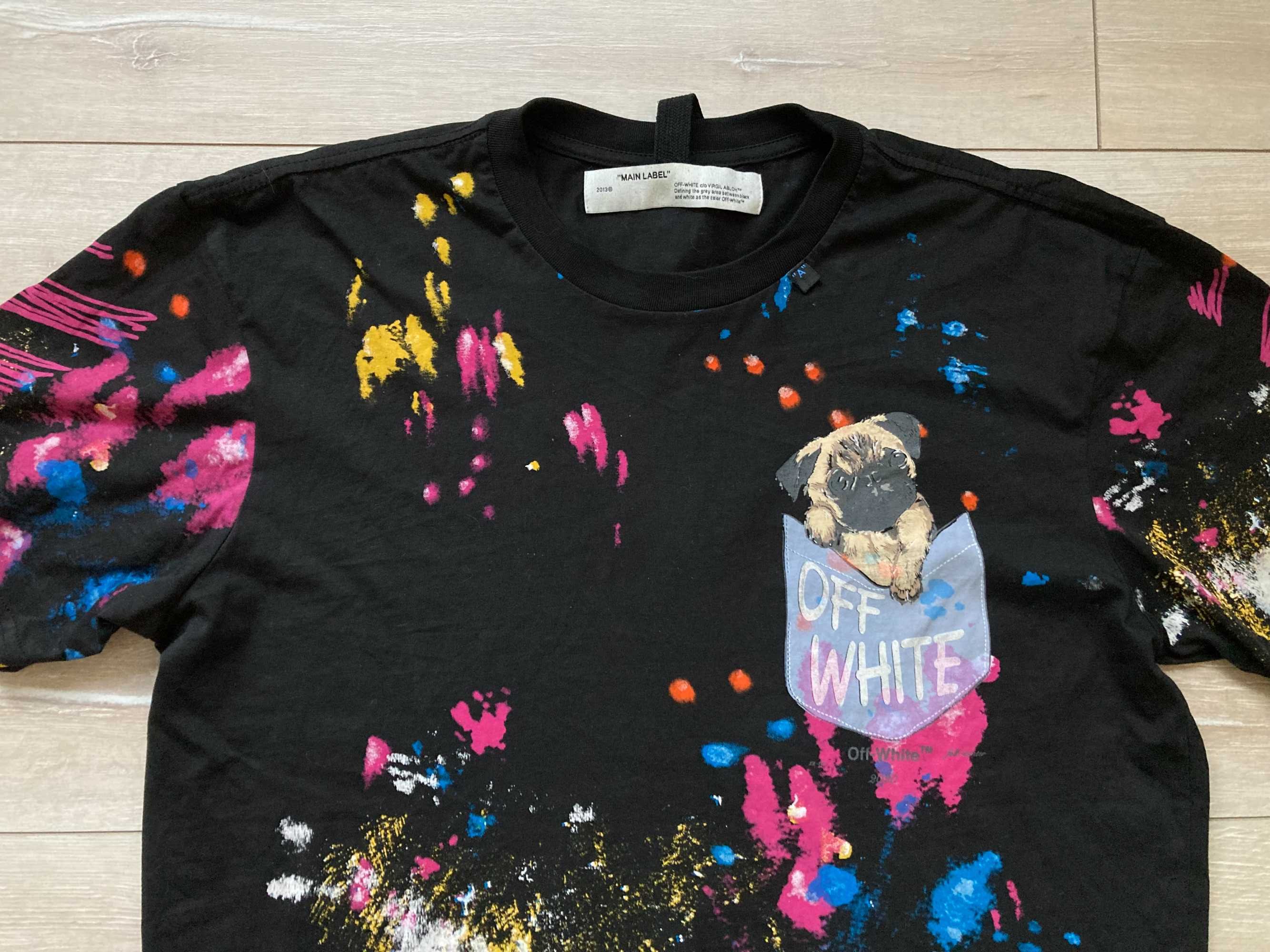 OFF WHITE Temperature Virgil Abloh мъжка тениска размер XL / XXL