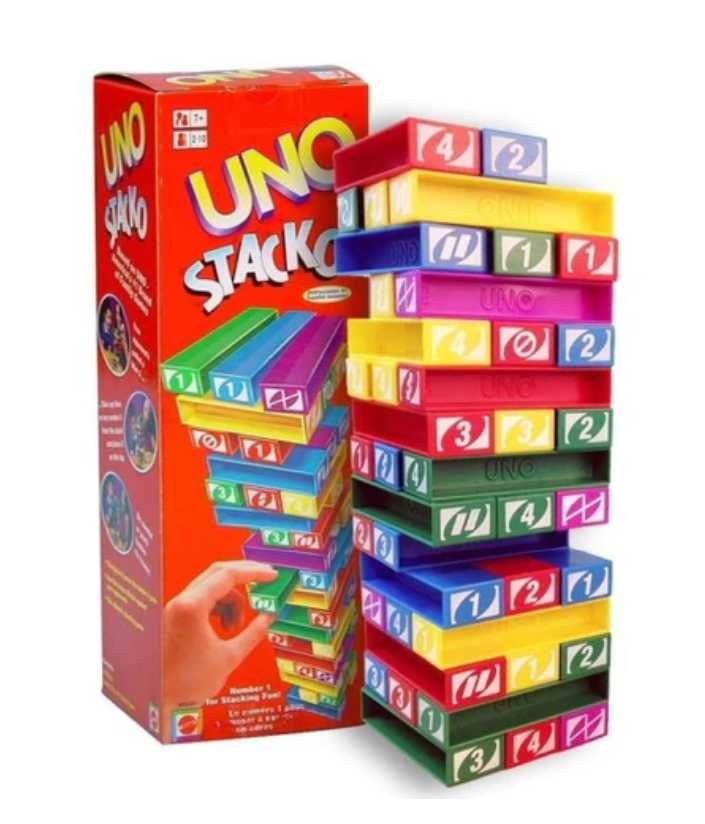 MINI JENGA UNO STACKO | Блокчета УНО за строене. Eдна невероятна игра