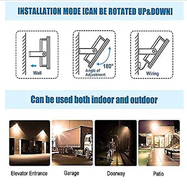 LED прожектор ExtraStar 20W 1600lm IP65, 3000K топло бяла светлина