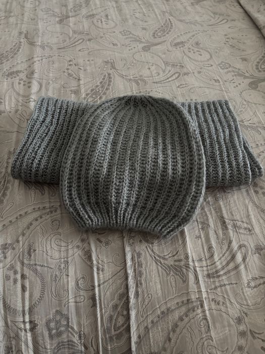 Set caciula si fular tip burlan