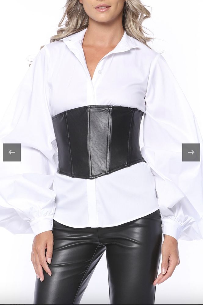 Compleu piele eco Tgh Fashion 36 superb corset