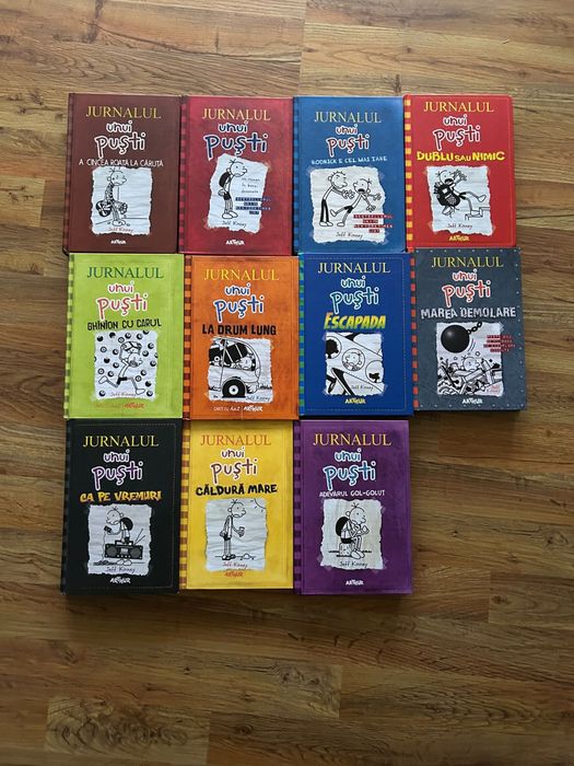 Vand pachet de carti “Jurnalul unui pusti”