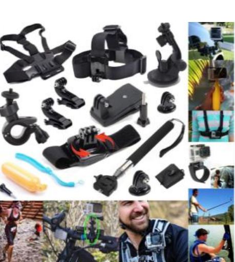 GK9 нов комплект аксесоари за екшън камери 10 части GO PRO SJCAM,EKEN