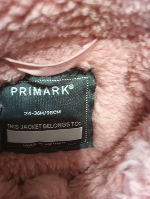Blăniță fetițe Primark noua măsură 98