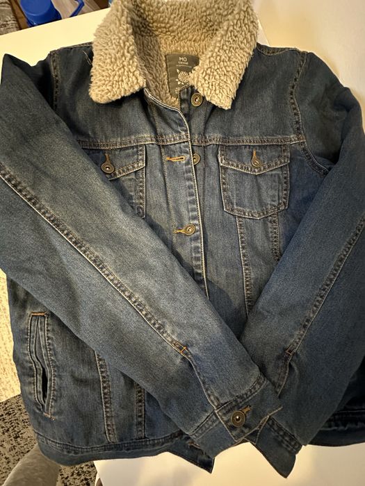 Дънково яке с каракул