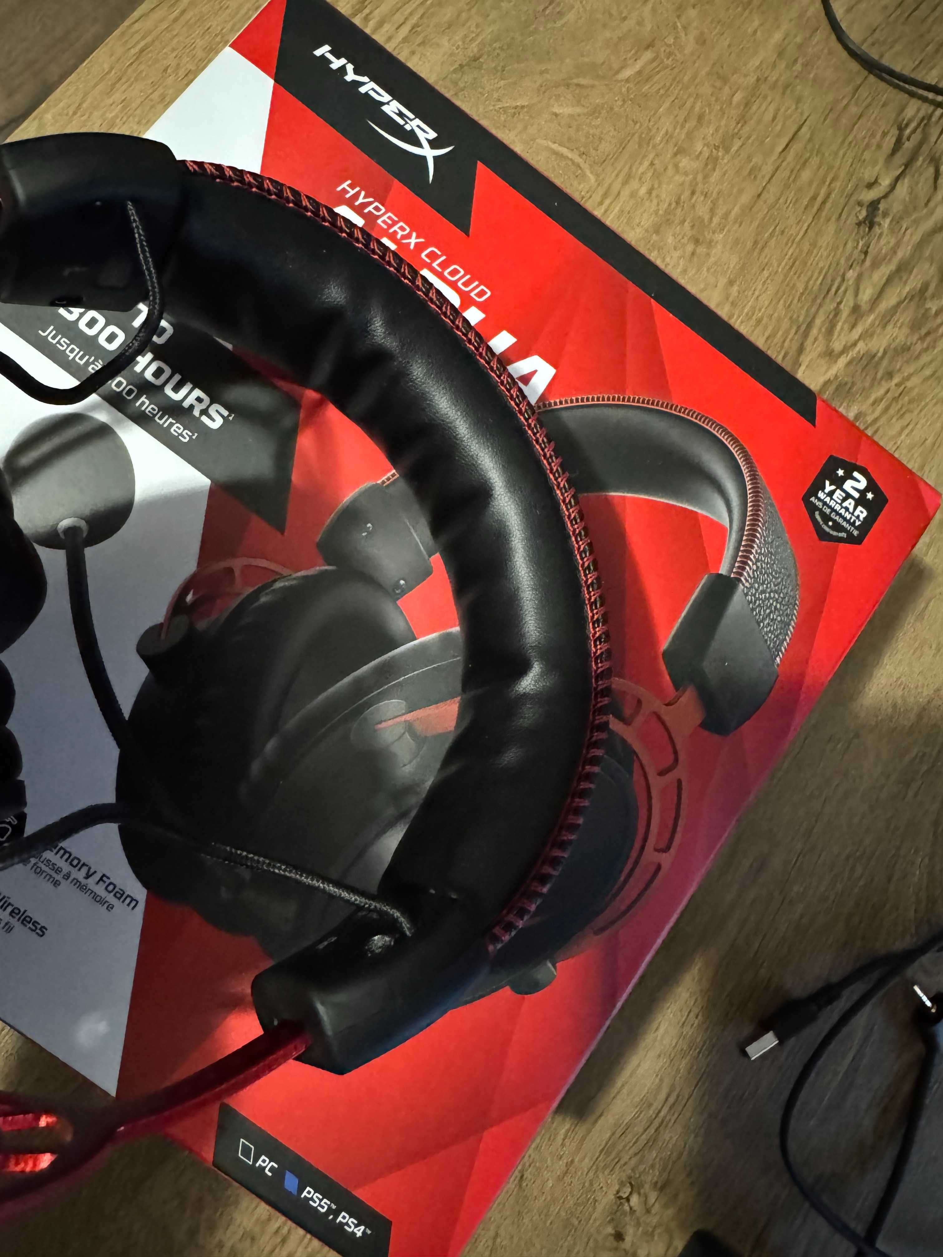 HyperX Cloud Alpha Wireless Слушалки Отлично състояние