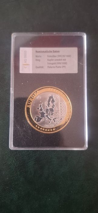 Възпоминателна сребърна монета: Ватикана