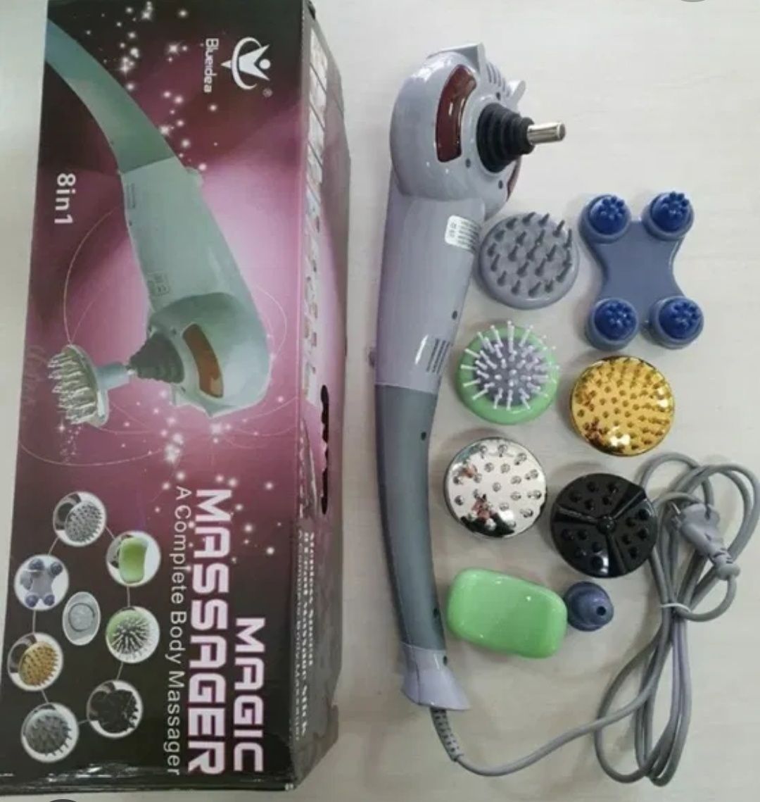 Ручной вибро массажер для всего тела Maxtop Magic Massager 8 в 1