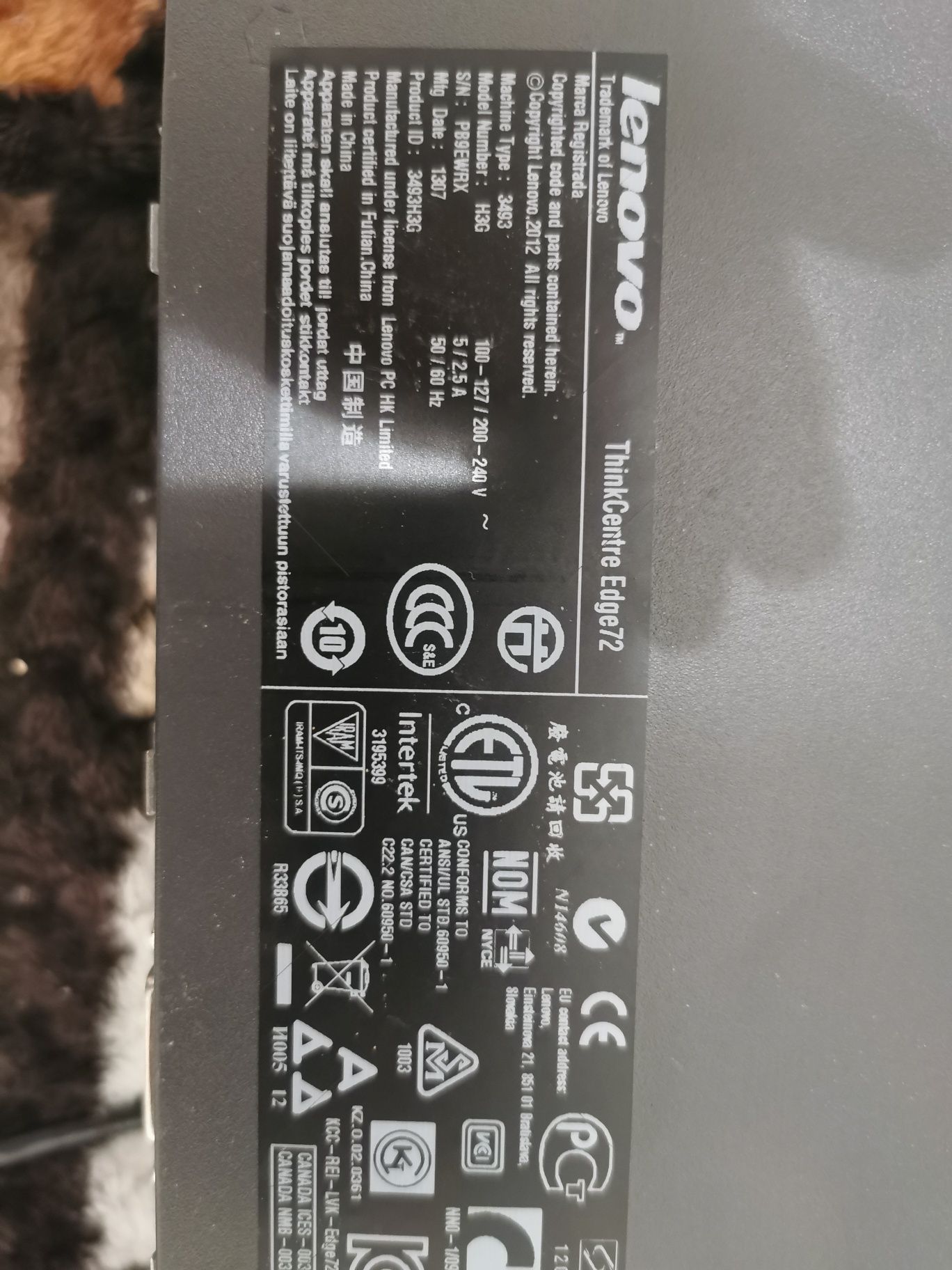 lenovo thinkcentre edge 72