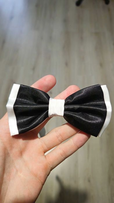 Teodor Черен Костюм, Бяла Риза XL, Папийонка