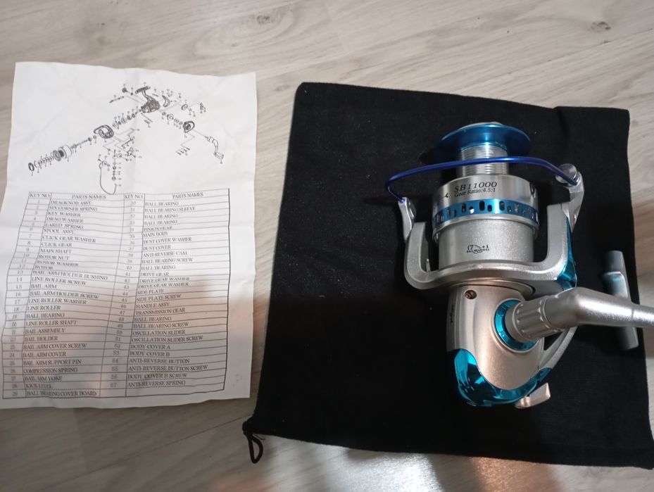 Mulineta noua , SB8000-11000 Spinning Fishing Reel.