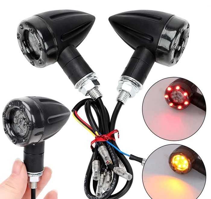 Комплект мигачи за мотор Automat, Две светлини, 041, 12V