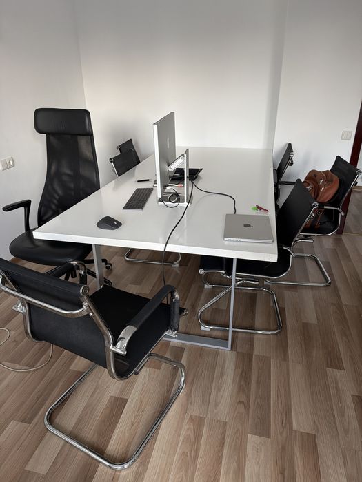 Masa conferinta 115x245 si 6 scaune