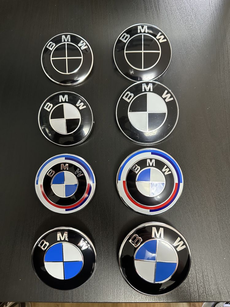 Embleme Emblema BMW 82 mm 74mm 45mm aniversare