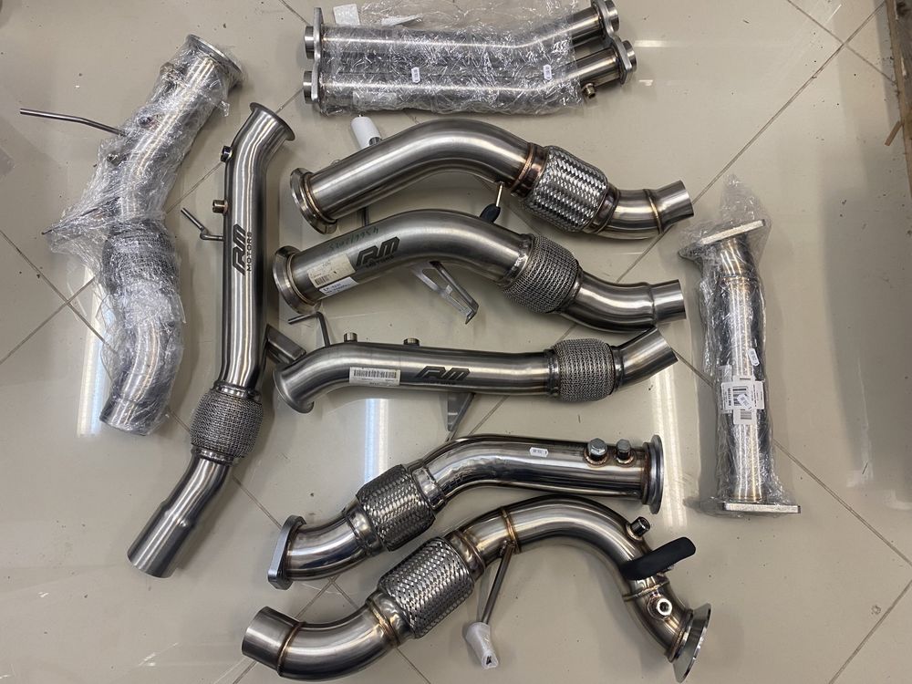 Downpipe Даунпайп BMW e60 e90 e46 e83 e81 различни модели RM motors TW