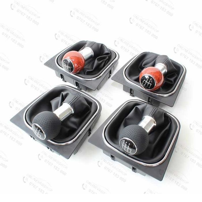Nuca piele perfotata S-line sau mahon pentru VW Golf 5, Golf 6, Jetta