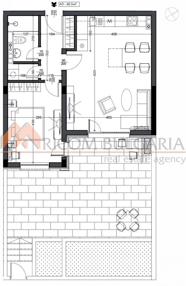 2-стаен в Варна-Виница площ 72 цена 84635