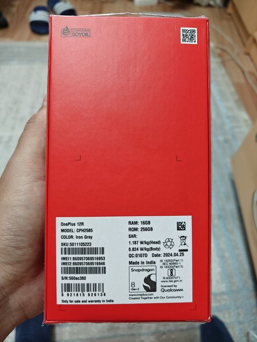 OnePlus 12r 12/256