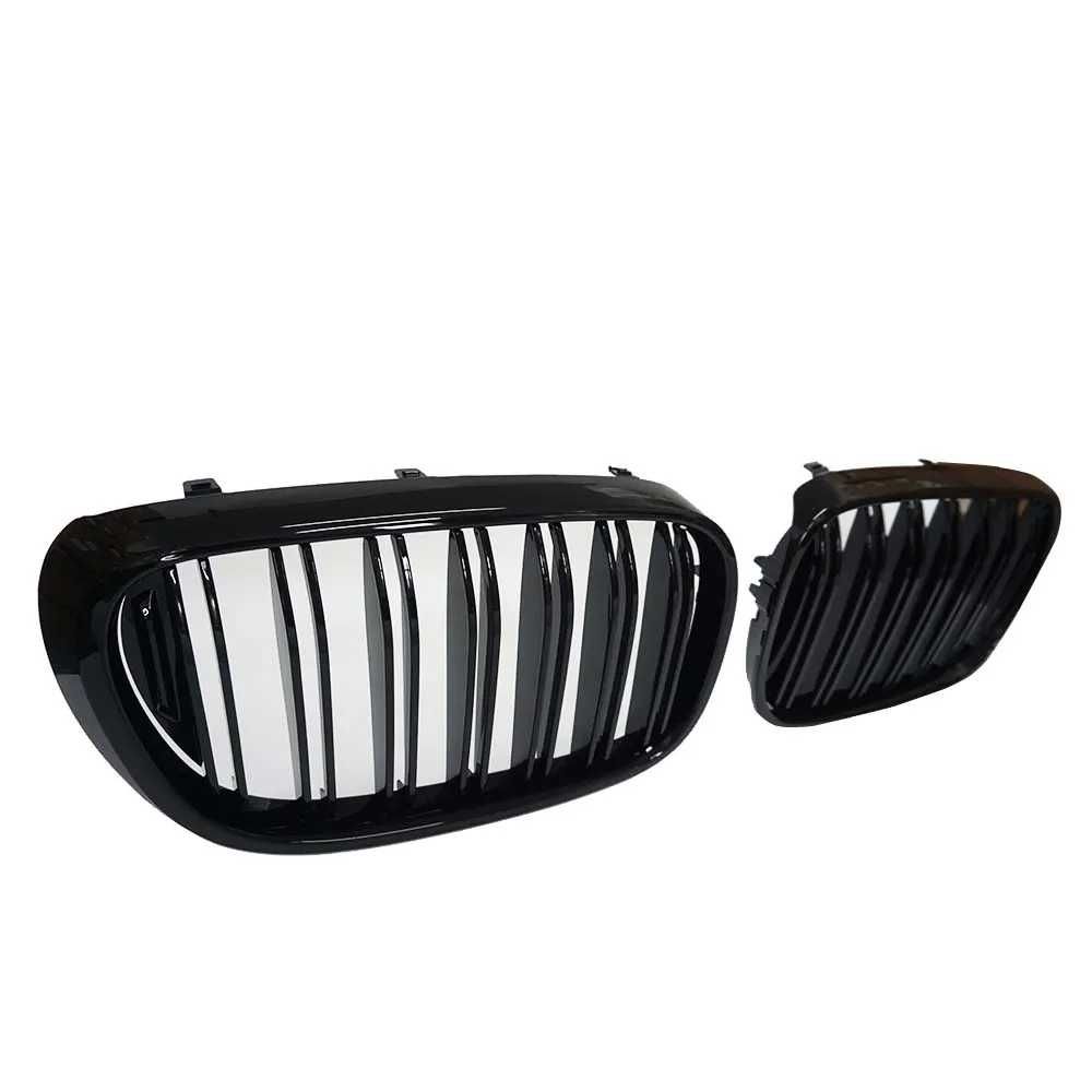 Grile Nari Duble BMW G11 G12 NFL 2015-2020, Non-Facelift, Negru Lucios