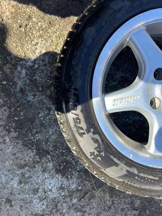зимни гуми с лети джанти 175/65 R14 (14 цола)
