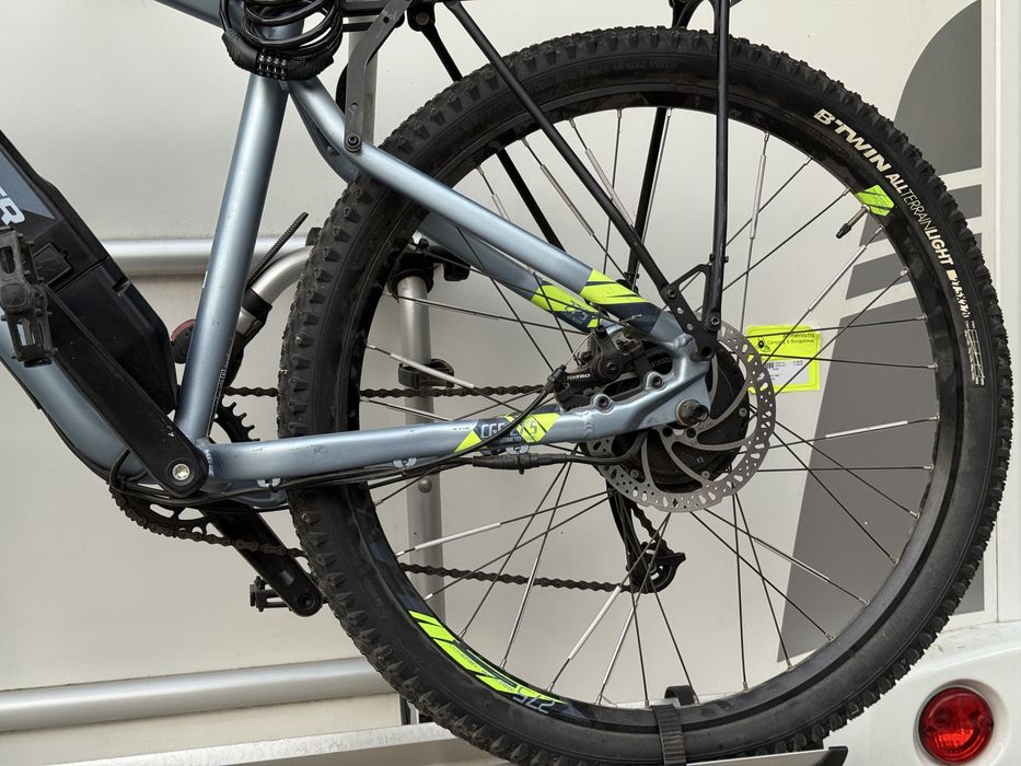 Bicicleta electrica MTB ROCKRIDER, 27,5”, E-ST 100 Albastru, mas S