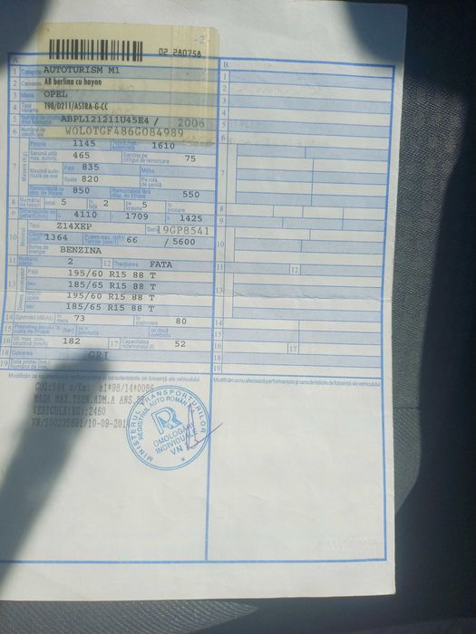 Autoturism opel astra g