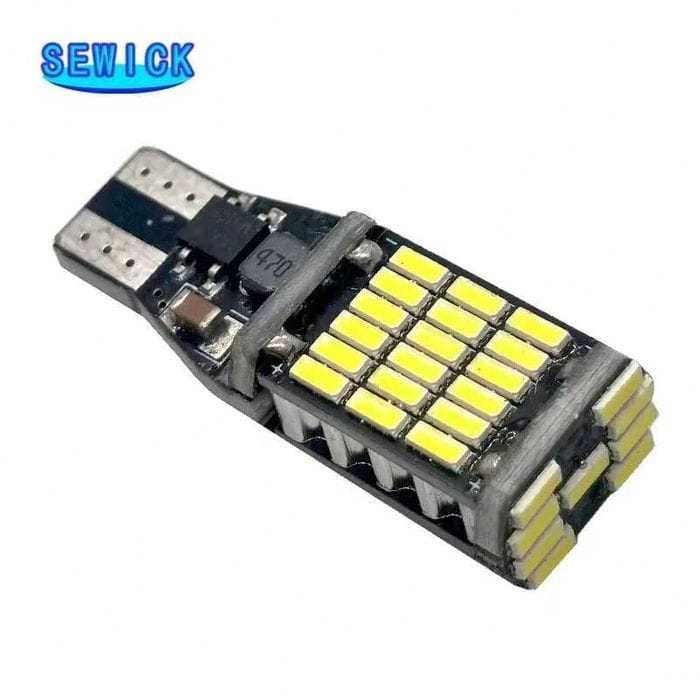 Set 4 Bec Becuri Led T15 W16W Canbus Auto 12 Volti 1000 lumeni Noi