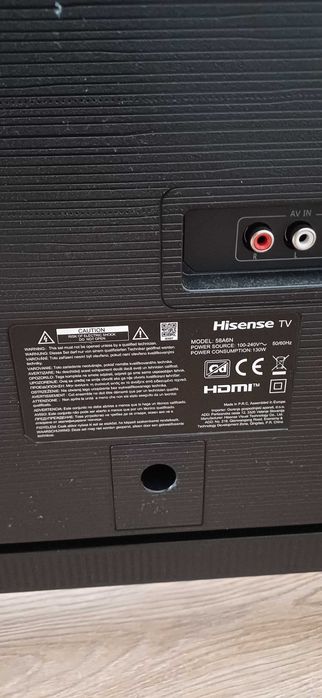 Vand televizor HISENSE 58A6N defect