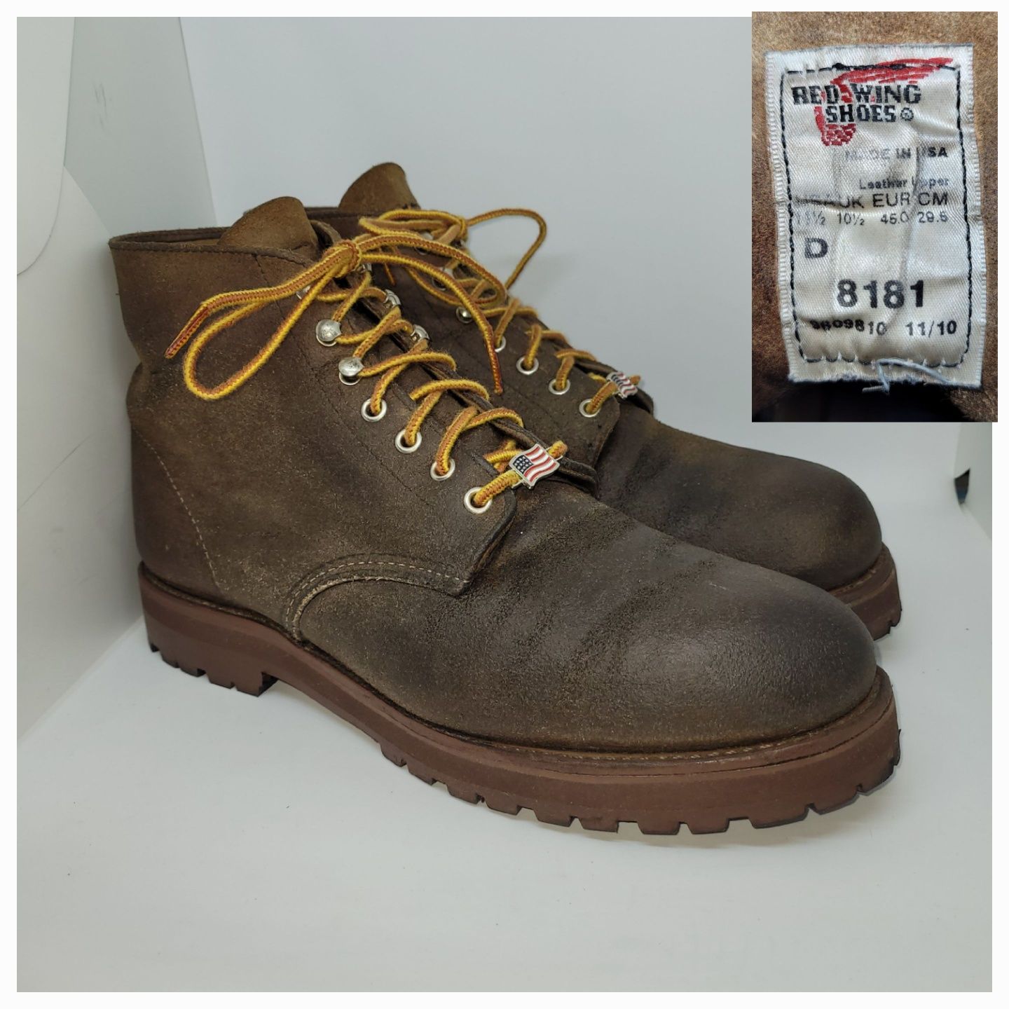 Red Wing 8181 Round Toe Hawthorne Muleskinner, US 11,5 D/ EU 45