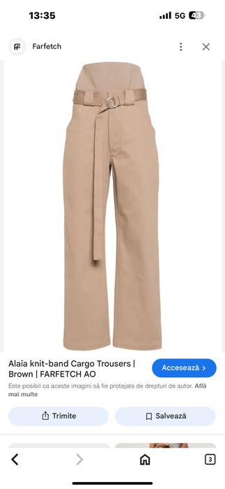 Pantaloni zarra pentru femei