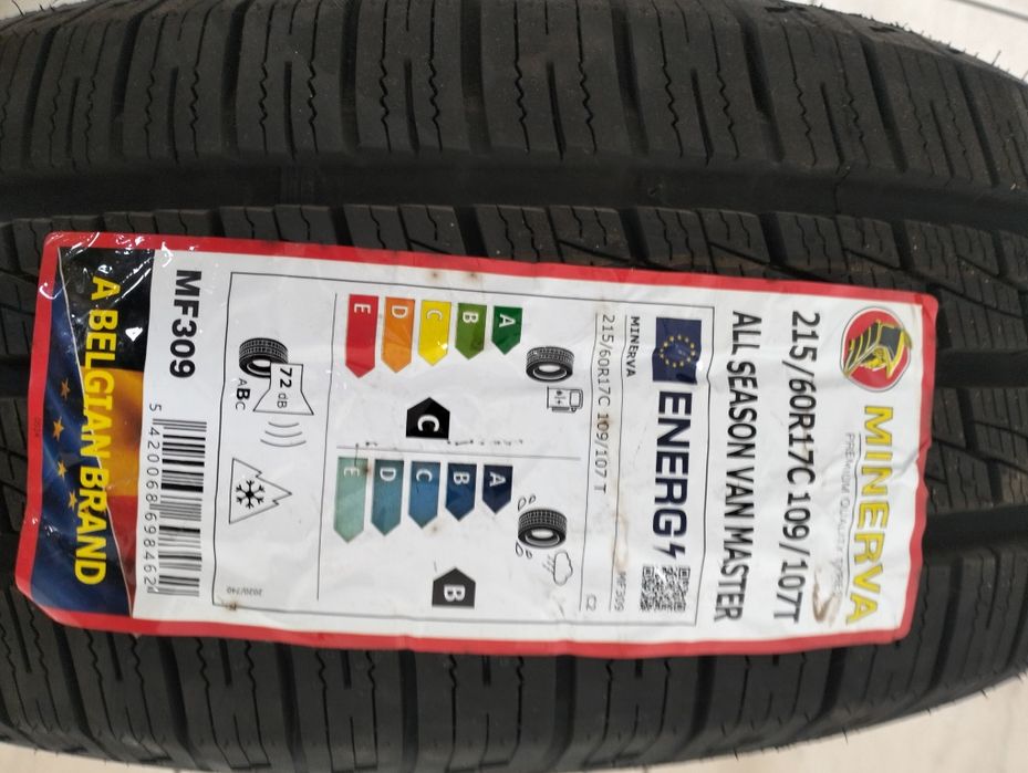 Set anvelope van Minerva 215 60 17c m+s pt Transporter,Vito, Renault T